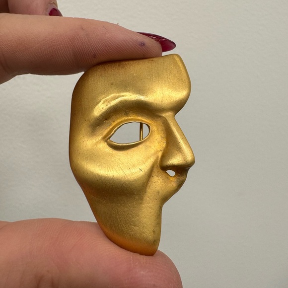 JJ 1988 Phantom of the Opera mask pin brooch - Picture 8 of 8